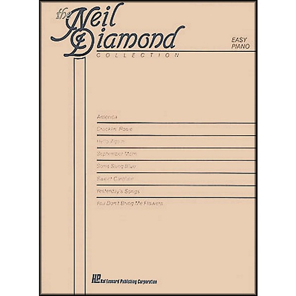 Hal Leonard The Neil Diamond Collection arranged for piano, vocal, and guitar (P/V/G)
