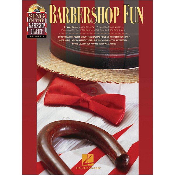 Hal Leonard Barbershop Fun - Sing In The Barbershop Quartet Series Vol. 1 Book/CD