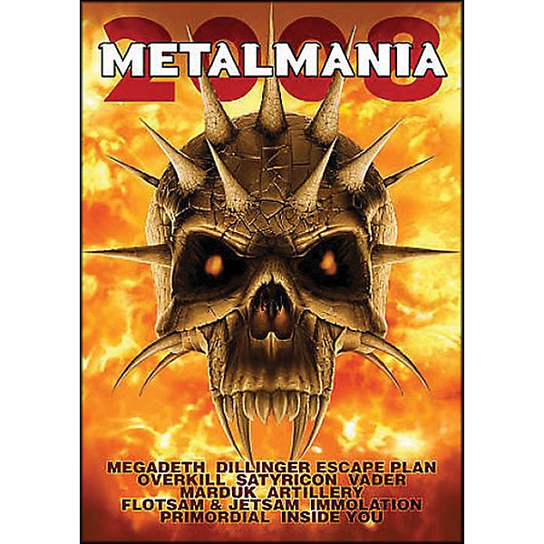 Hal Leonard Metalmania 2008 Live Concert DVD with Megadeth Overkill Rimordial And More