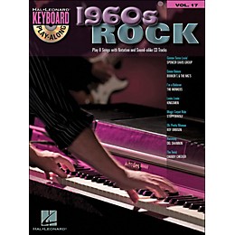 Hal Leonard 1960S Rock Keyboard Play- Along Volume 17 Book/CD