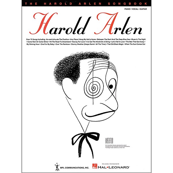 Hal Leonard The Harold Arlen Songbook arranged for piano, vocal, and guitar (P/V/G)