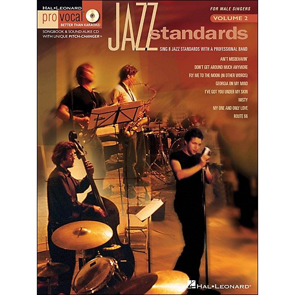 Hal Leonard Jazz Standards for Male Singers - Pro Vocal Series Volume 2 Book/CD