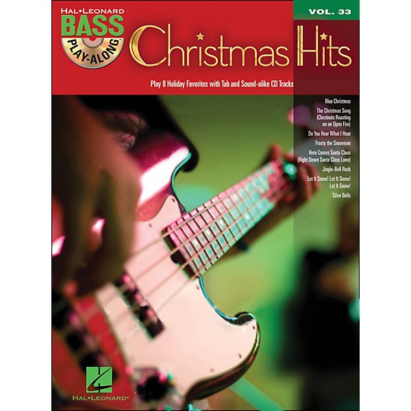 Hal Leonard Christmas Hits - Bass Play-Along Volume 33 Book/CD | Guitar ...