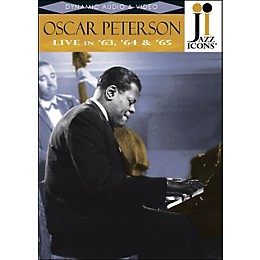 Hal Leonard Oscar Peterson Live In '63, '64 & '65 Jazz Icons DVD