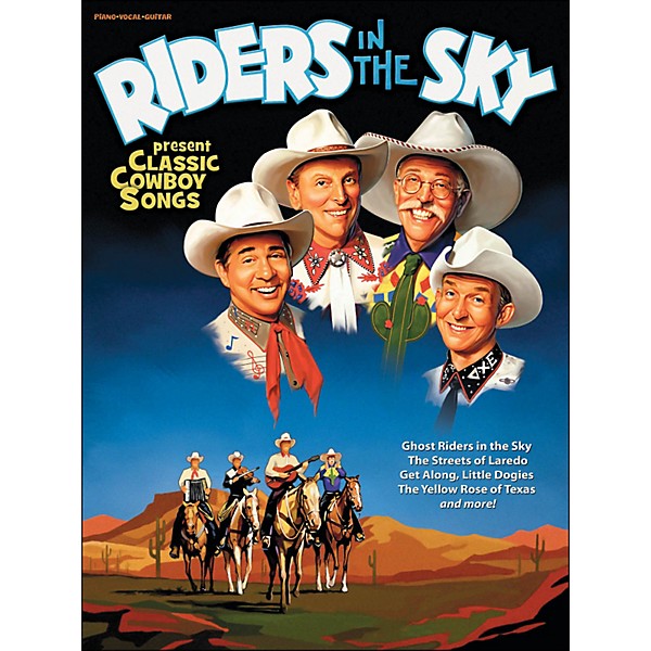 Hal Leonard Riders In The Sky Present Classic Cowboy Songs (Book) arranged for piano, vocal, and guitar (P/V/G)
