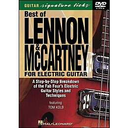 Hal Leonard Best Of Lennon & McCartney for Electric Guitar Signature Licks DVD