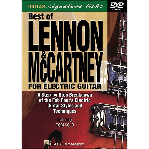 Hal Leonard Best Of Lennon & McCartney for Electric Guitar Signature Licks DVD
