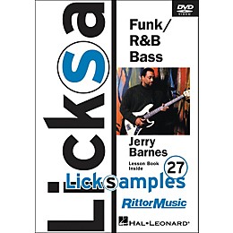 Hal Leonard Funk/R&B Bass Lick samples - Rittor DVD