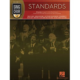 Hal Leonard Standards - Sing with The Choir Series Volume 3 Book/CD