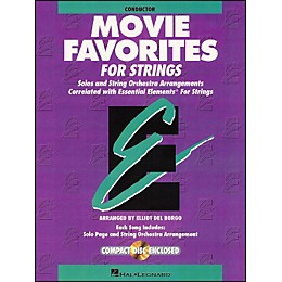 Hal Leonard Movie Favorites Conductor Essential Elements Strings CD/Pkg