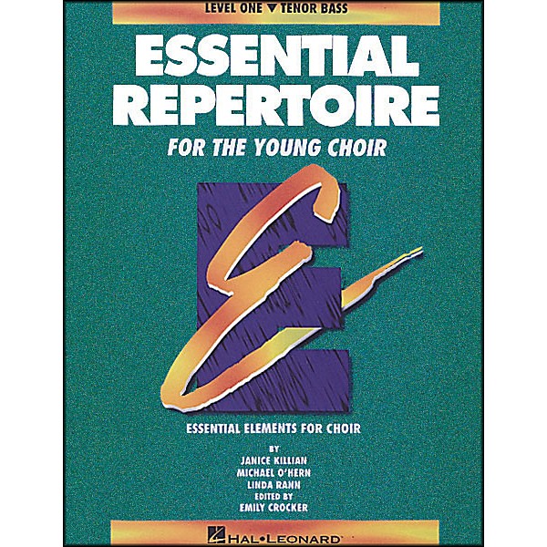 Hal Leonard Essential Repertoire for The Young Choir Level One (1) Tenor Bass/Student