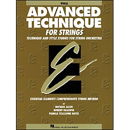 Hal Leonard EE Advanced Technique for Strings Viola