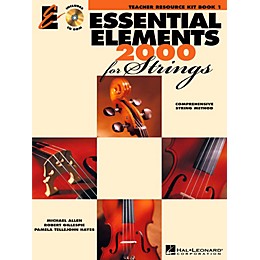 Hal Leonard Essential Elements 2000 for Strings - Teacher Resource Kit (Book 1 with CD-ROM)