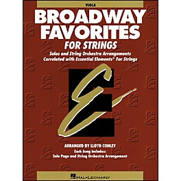 Hal Leonard Broadway Favorites for Strings Viola Essential Elements