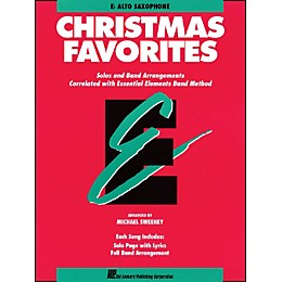 Hal Leonard Essential Elements Christmas Favorites E Flat Alto Saxophone