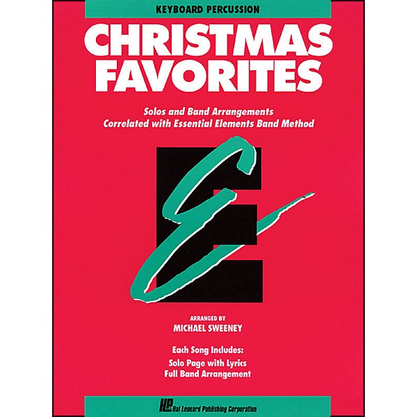 Hal Leonard Essential Elements Christmas Favorites Keyboard Percussion