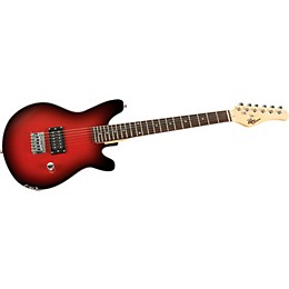Open Box Rogue Rocketeer RR50 7/8 Scale Electric Guitar Level 1 Red Burst