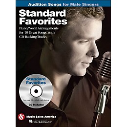 Hal Leonard Standard Favorites - Audition Songs for Male Singers Book/CD