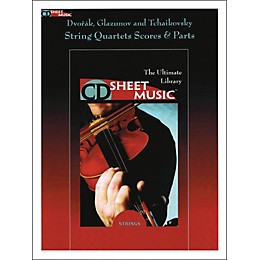 Hal Leonard Dvorak Glazunov And Tchaikovsky String Quartets Score And Parts CD Sheet Music