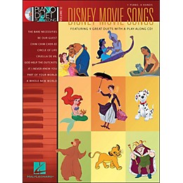Hal Leonard Disney Movie Songs Volume 12 Book/CD 1 Piano 4 Hands Piano Duet Play Along