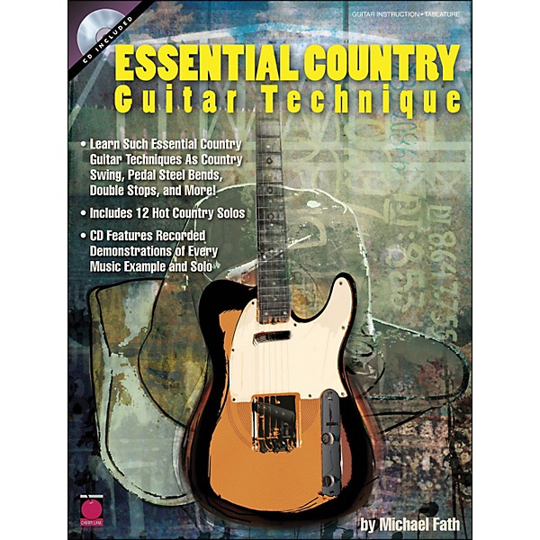 Cherry Lane Essential Country Guitar Technique Book/CD