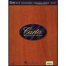 Hal Leonard Carta 15 Scorepad 9X12, Fretboard Paper 96 Pg, 4 Diagrams/Page Manuscript