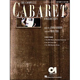 Hal Leonard Complete Cabaret Collection Author's Edition Vocal Selections arranged for piano, vocal, and guitar (P/V/G)