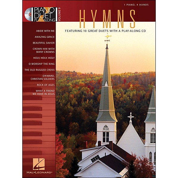 Hal Leonard Hymns - Piano Duet Play-Along Volume 9 (CD/Pkg)
