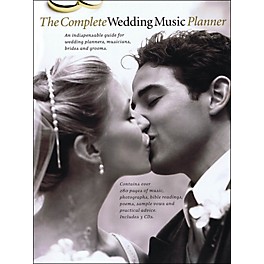 Music Sales The Complete Wedding Music Planner (Book/3-CD Pkg) arranged for piano, vocal, and guitar (P/V/G)