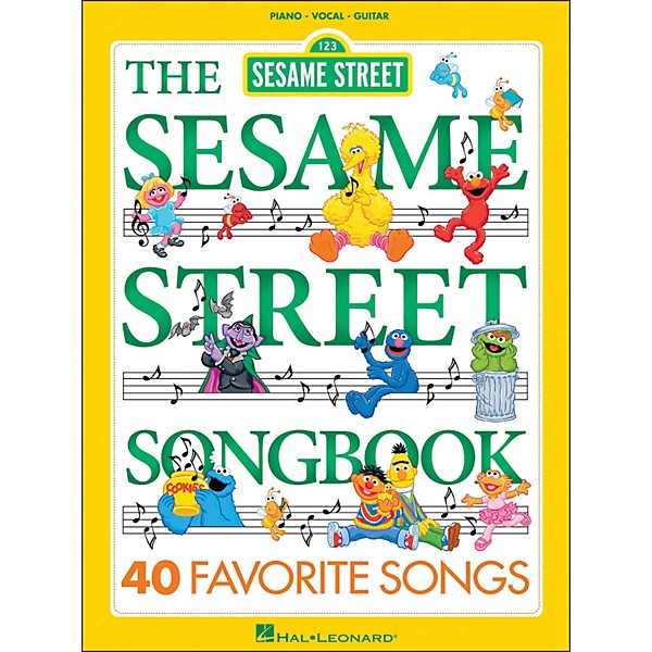Hal Leonard The Sesame Street Songbook 40 Favorite Songs arranged for piano, vocal, and guitar (P/V/G)