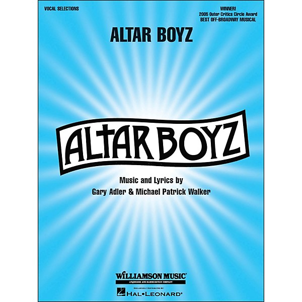 Hal Leonard Altar Boyz arranged for piano, vocal, and guitar (P/V/G)