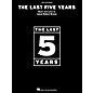 Hal Leonard The Last Five Years Vocal Selections arranged for piano, vocal, and guitar (P/V/G) thumbnail