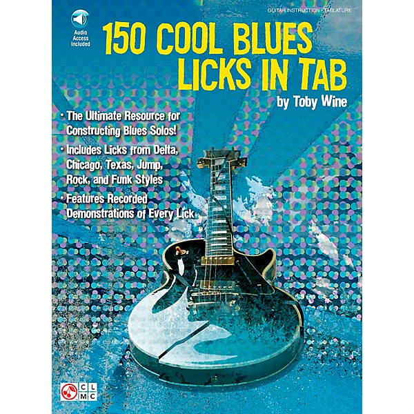 Cherry Lane 150 Cool Blues Licks In Tab Book/CD