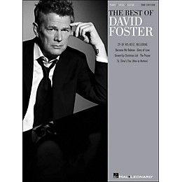 Hal Leonard Best Of David Foster - 2nd Edition arranged for piano, vocal, and guitar (P/V/G)