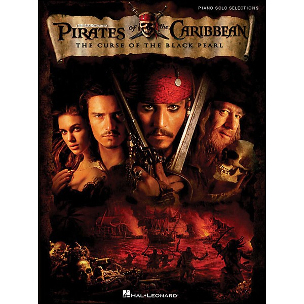 Hal Leonard Pirates Of The Caribbean - The Curse Of The Black Pearl arranged for piano solo