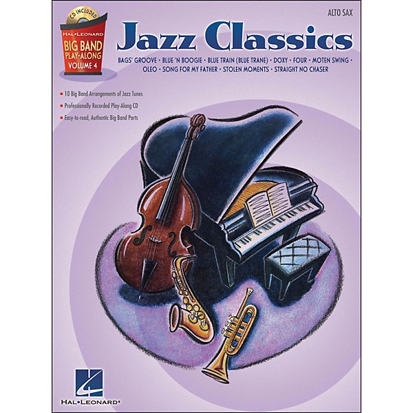 Hal Leonard Jazz Classics - Big Band Play-Along Vol. 4 Alto Sax