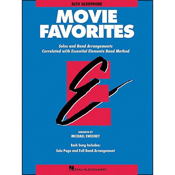 Hal Leonard Movie Favorites Alto Saxophone