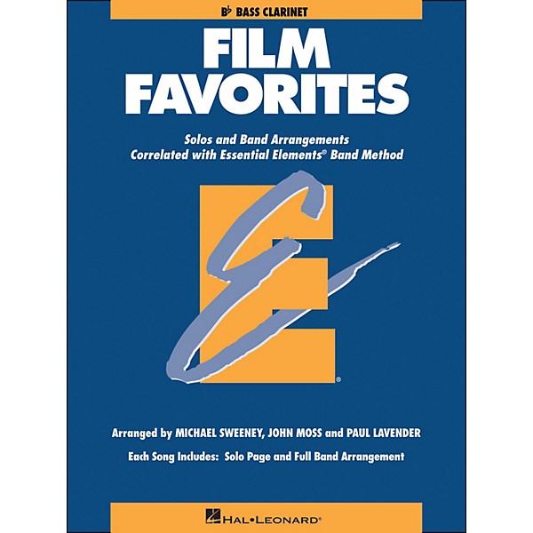 Hal Leonard Film Favorites B-Flat Bass Clarinet