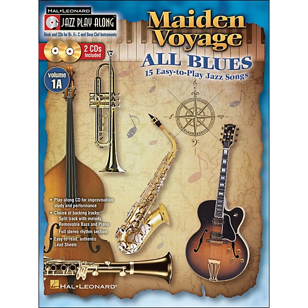 Hal Leonard Maiden Voyage/All Blues - Jazz Play-Along Vol. 1A (Book/2 CDs) 15 Easy-To-Play Jazz Songs