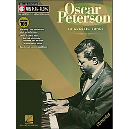 Hal Leonard Oscar Peterson Jazz Play- Along Volume 109 Book/CD