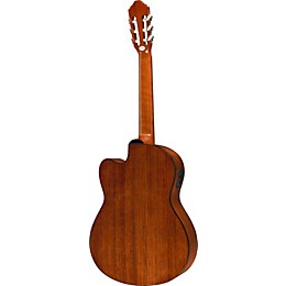 Open Box Lucero LC100CE Acoustic-Electric Cutaway Classical Guitar Level 2 Natural 888366052204