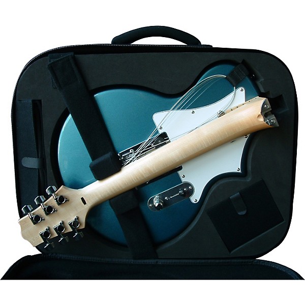 Voyage Air TransAxe Telair VET-2 Electric Guitar with Maple Fingerboard Lake  Blue
