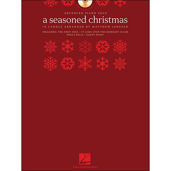 Hal Leonard A Seasoned Christmas - Advanced Piano Solo (Book/CD Pack) arranged for piano solo