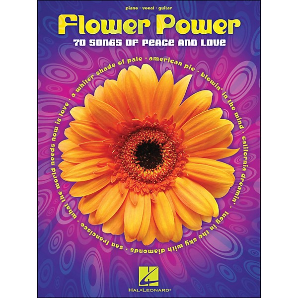 Hal Leonard Flower Power arranged for piano, vocal, and guitar (P/V/G)