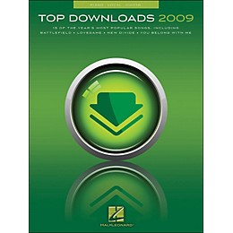 Hal Leonard Top Downloads 2009 arranged for piano, vocal, and guitar (P/V/G)