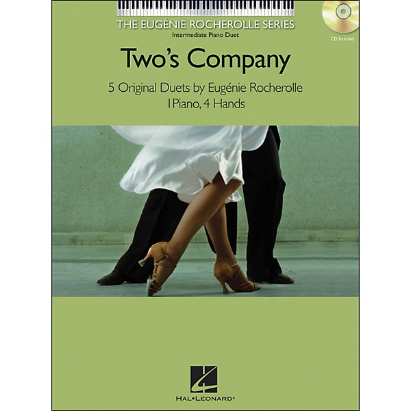 Hal Leonard Two's Company Eugenie Rocherolle Series: Intermediate Level Piano Duets Book/CD