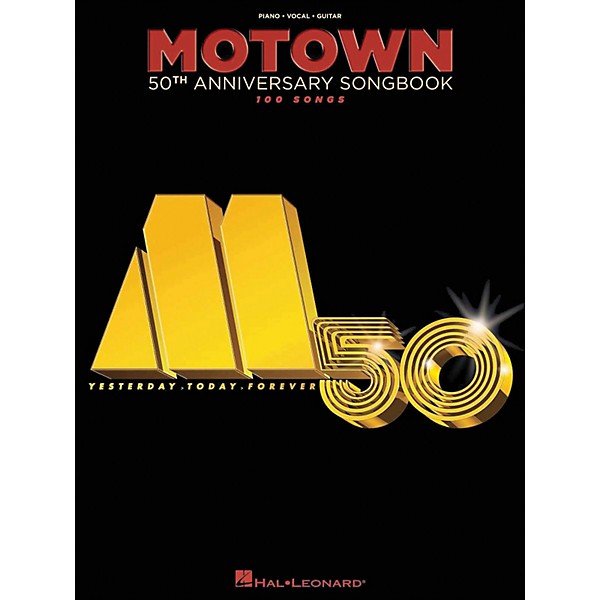 Hal Leonard Motown 50th Anniversary Songbook arranged for piano, vocal, and guitar (P/V/G)
