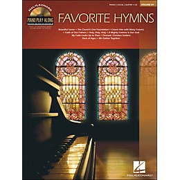Hal Leonard Favorite Hymns - Piano Play-Along Volume 89 (CD/Pkg) arranged for piano, vocal, and guitar (P/V/G)