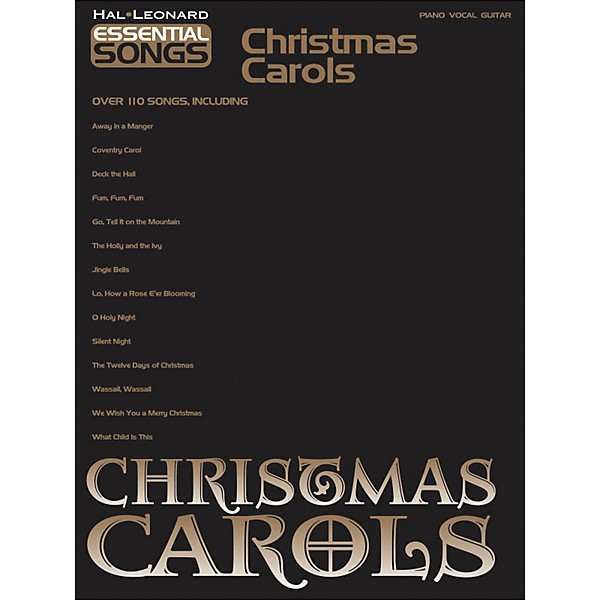 Hal Leonard Essential Songs Christmas Carols arranged for piano, vocal, and guitar (P/V/G)