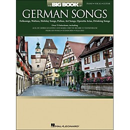 Hal Leonard The Big Book Of German Songs arranged for piano, vocal, and guitar (P/V/G)